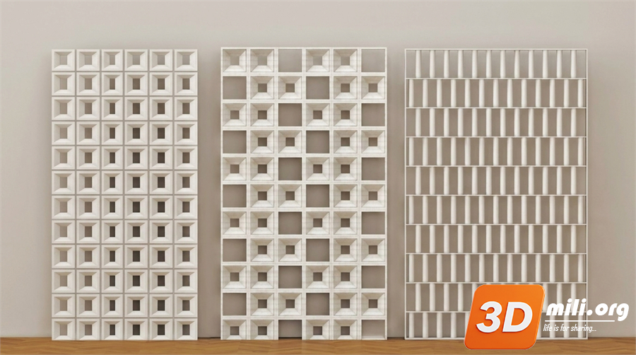 Folding screen Skp Files 